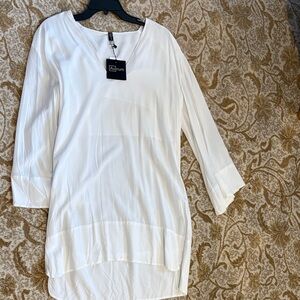 AUREUM white tunic. Purchased from Saks Perfect for a beach cover-up.